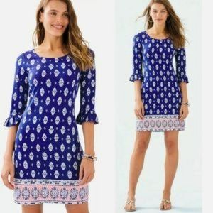 Lilly Pulitzer Sophie Ruffle Dress Lapis Lazuli